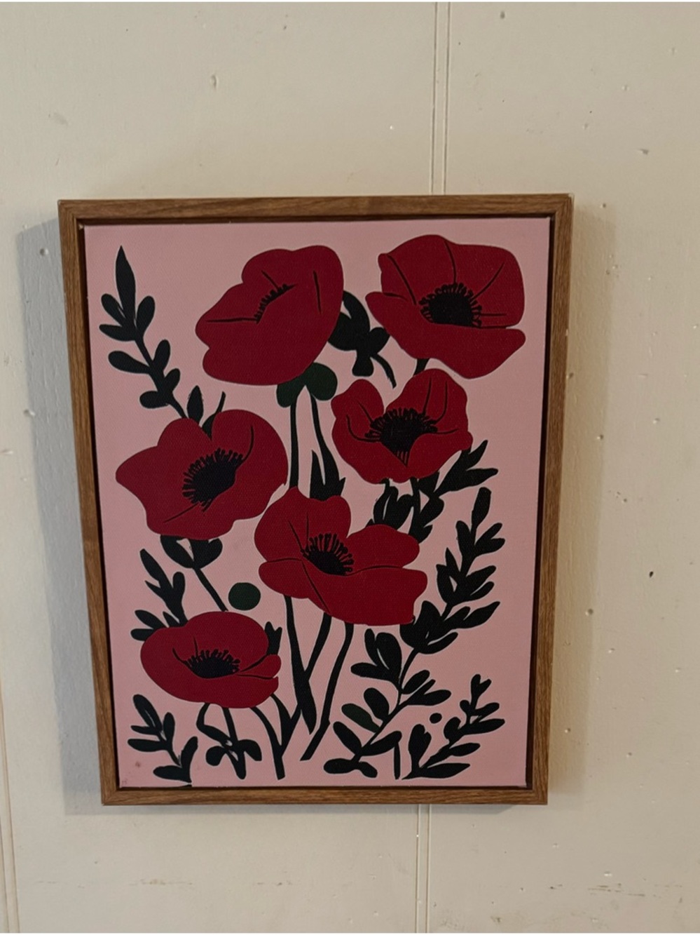 Vintage. Floral Oil Painting Wall Art - 8x10